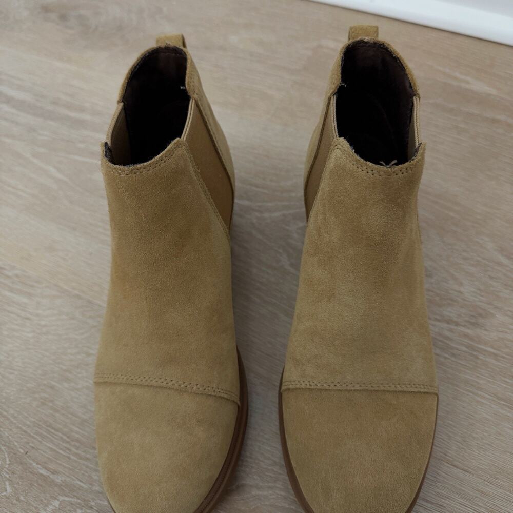Women’s Sorel Evie II Chelsea Boot Suede Caribou Buff Size 8 - Picture 5 of 10